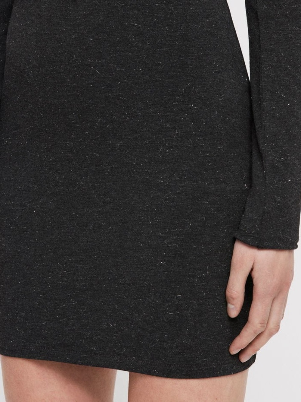 All Saints Black Sparkle “ESME” Bodycon Dress | size M - Picture 6 of 14
